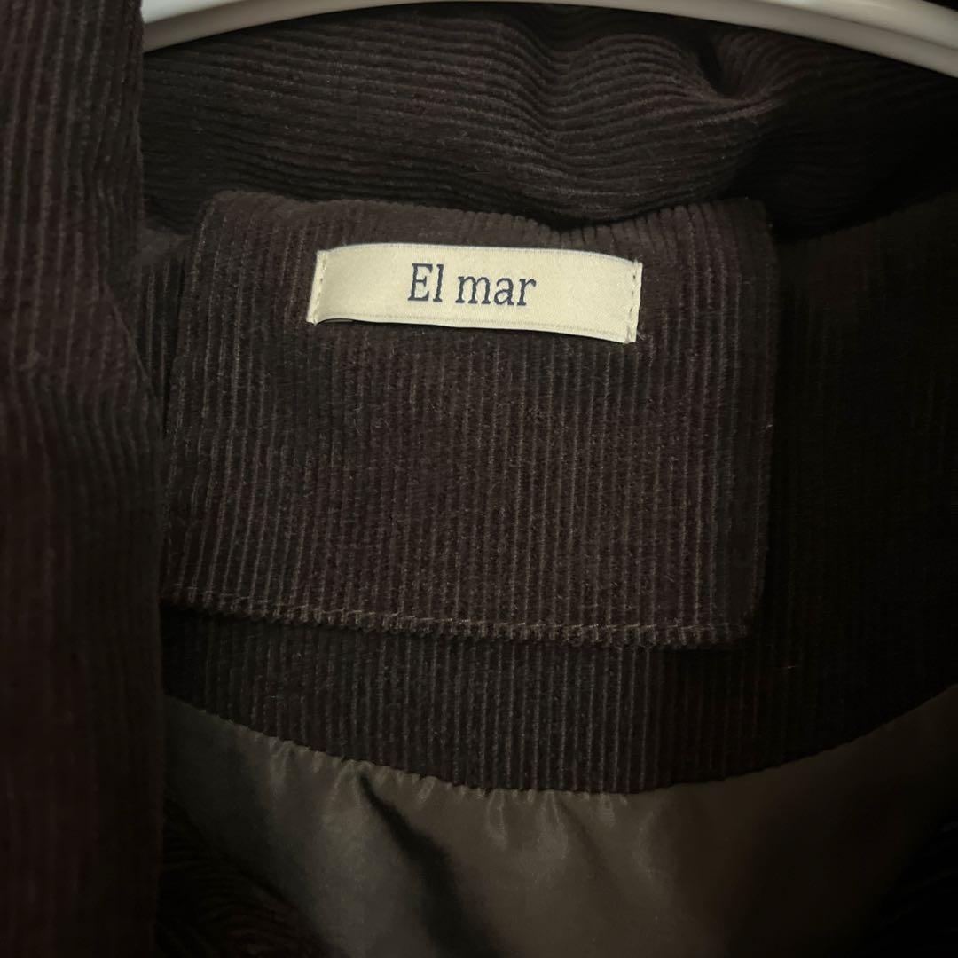 CANAL JEAN El mar コーデュロイパファーベスト ブラウン