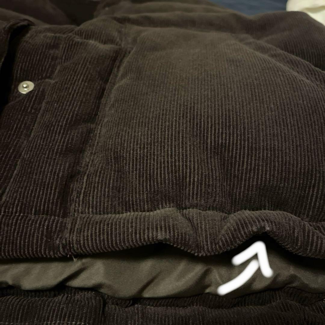 CANAL JEAN El mar コーデュロイパファーベスト ブラウン