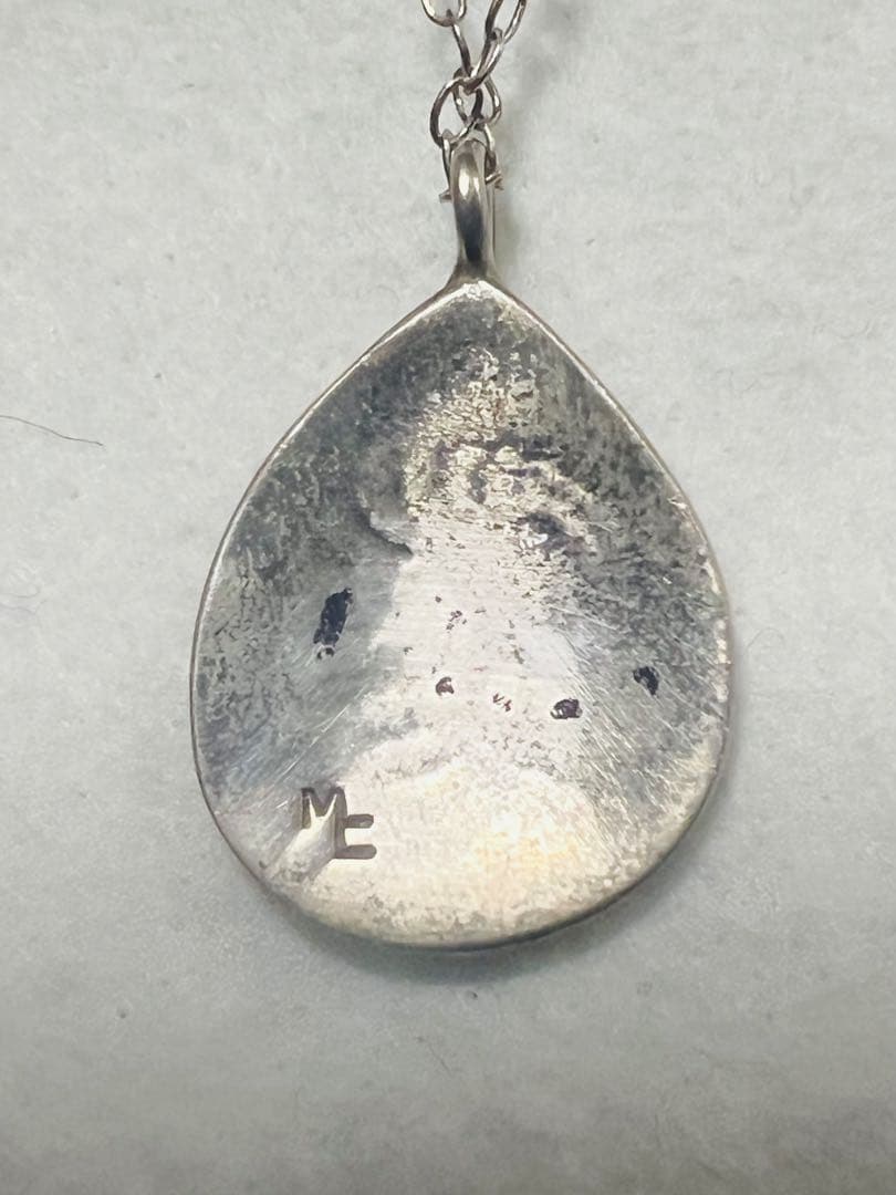 ホピ族？ウィーバー・セリナ　ウォーターバードシルバーペンダント　925