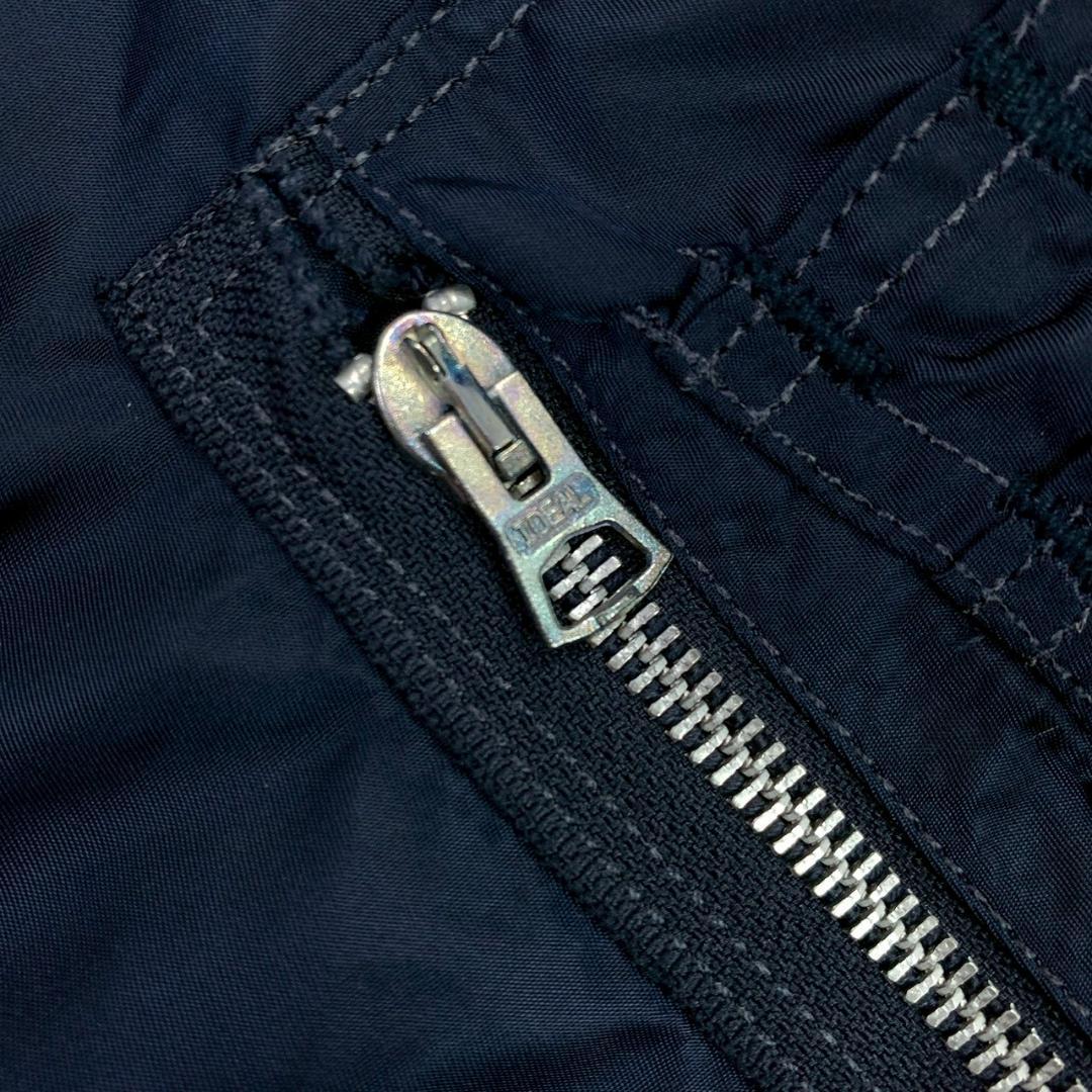 美品★米軍 90s L-2B グランドクルー ALPHA ネイビー M　E024