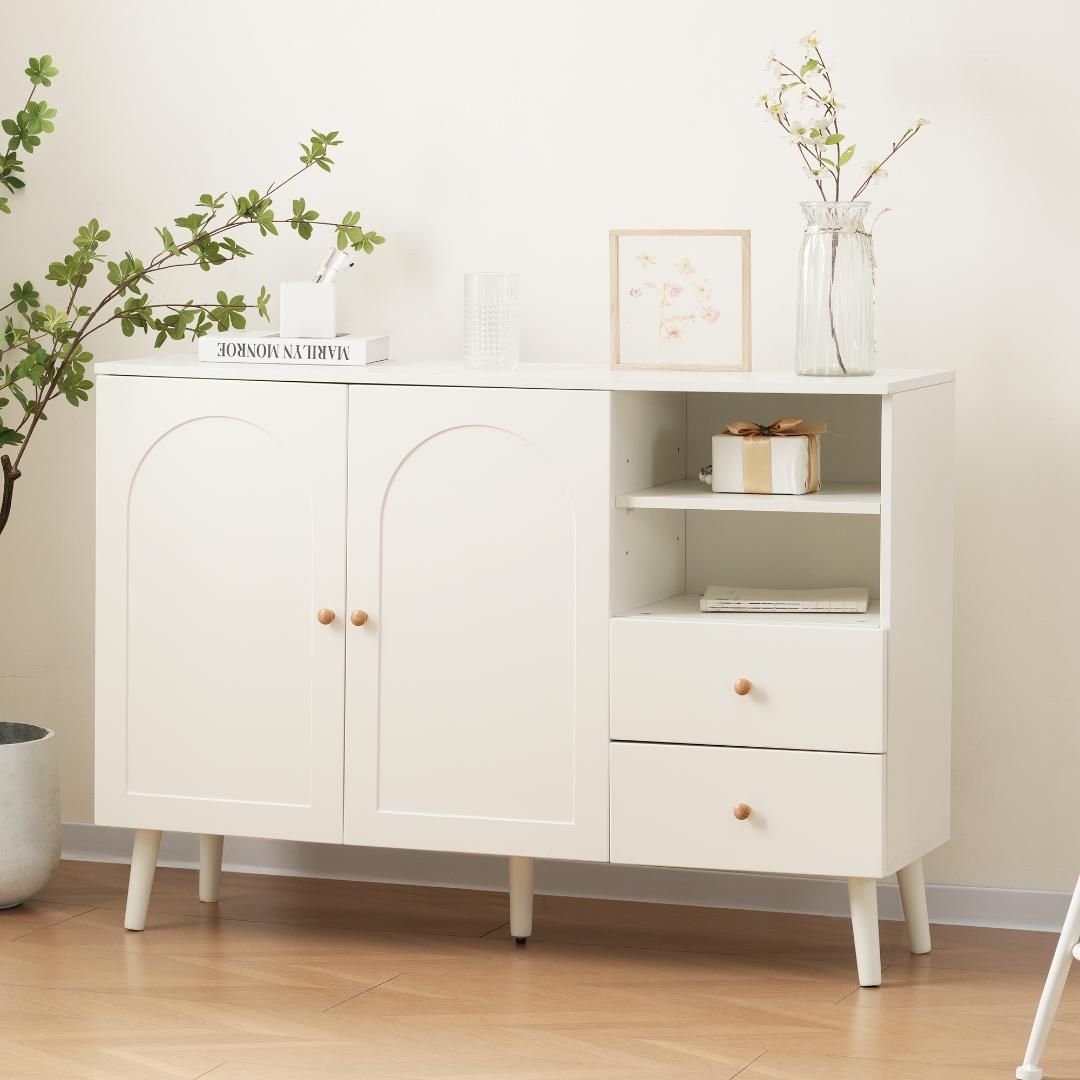 春分セール！キャビネット サイドボードリビング収納 35cm×118cmオシャレ
