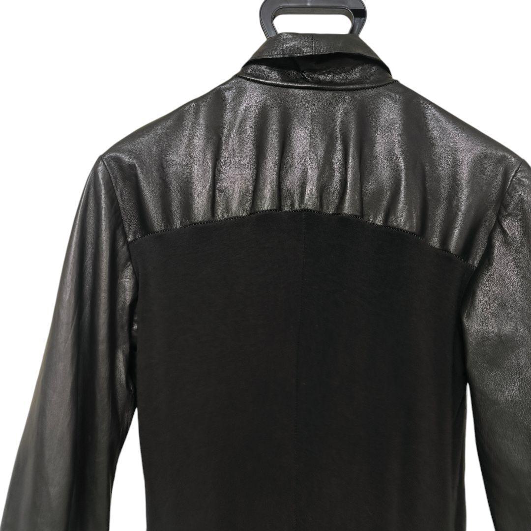 EMPORIO ARMANI　レザー　切替　ジャケット　GACKT着用