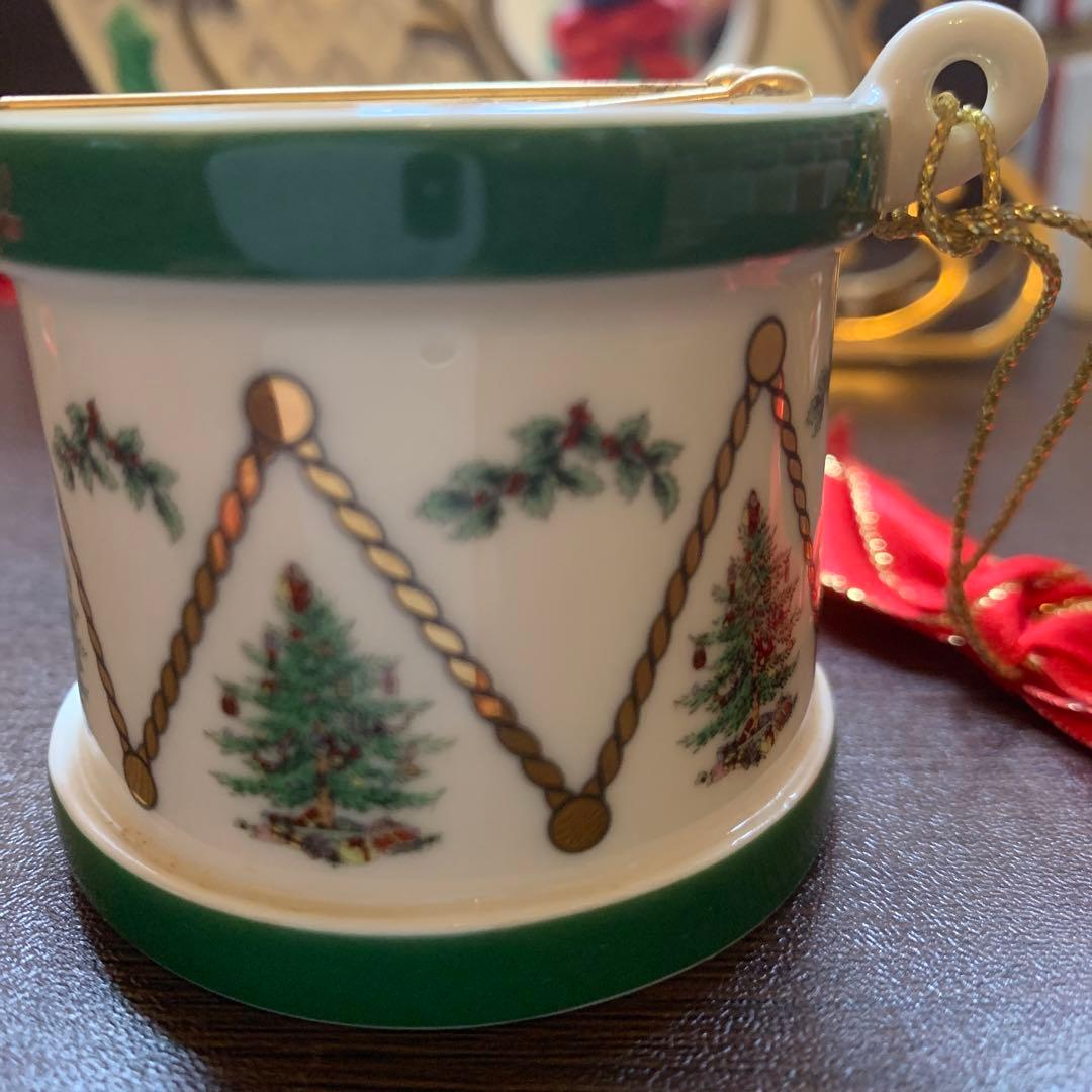 クリスマス　陶製デコレーションセット