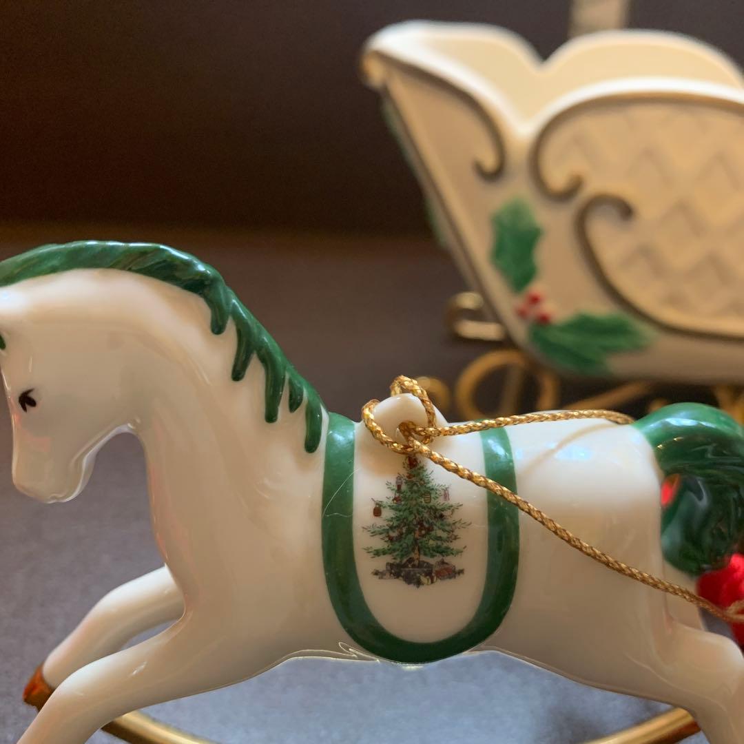 クリスマス　陶製デコレーションセット