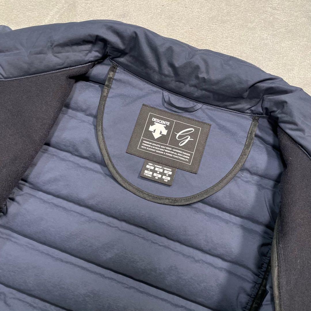 デサント　ゴルフ　エアーポケットダウンジャケット　ネイビー　L