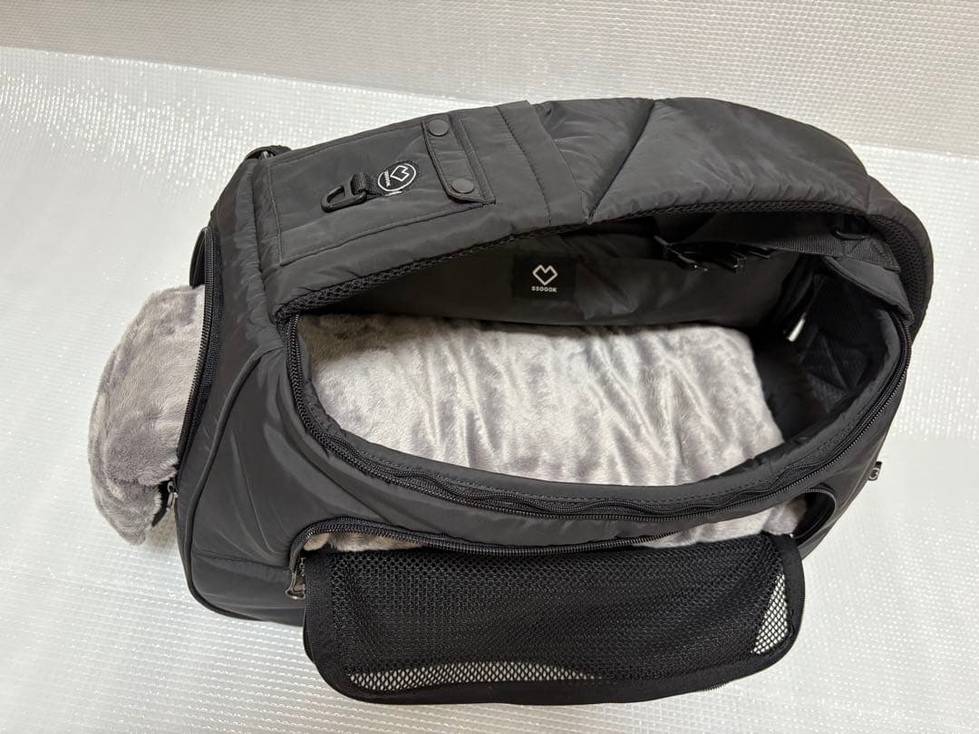 【未使用】SSOOOK スリングバッグ Mサイズ (左)黒