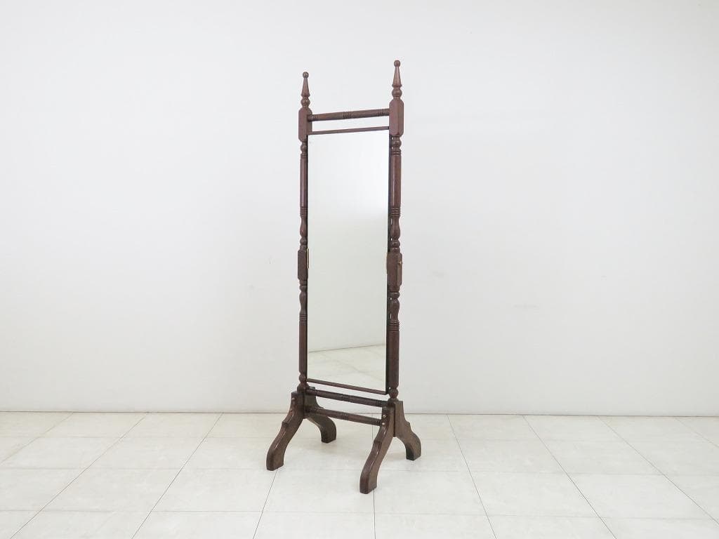 ショコラティエ様 ヴィンテージ クラシック スタンドミラー レトロ 姿見 鏡