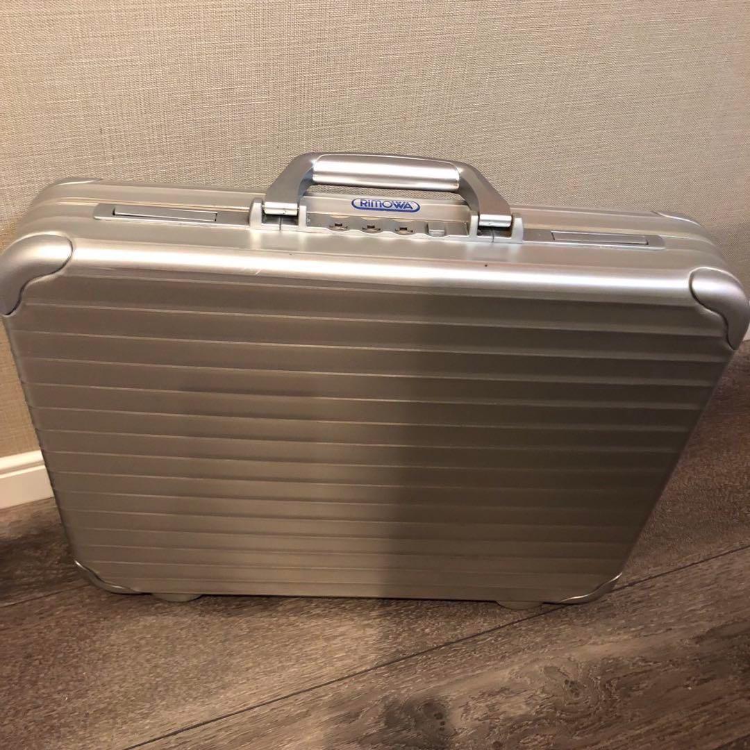 ［美品激レア〕青ロゴ RIMOWA リモワ アタッシュケース A3