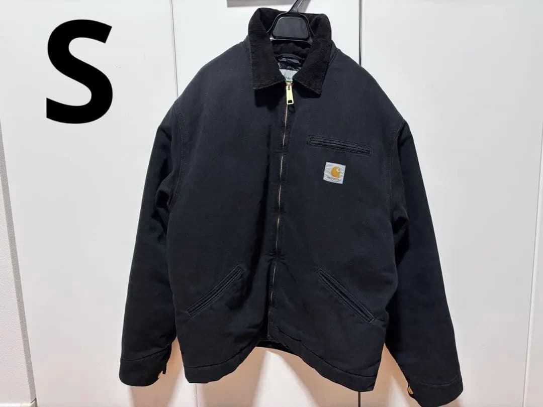 カーハートWIP OG 25AW新シーズンデトロイトジャケット ブラックSサイズ