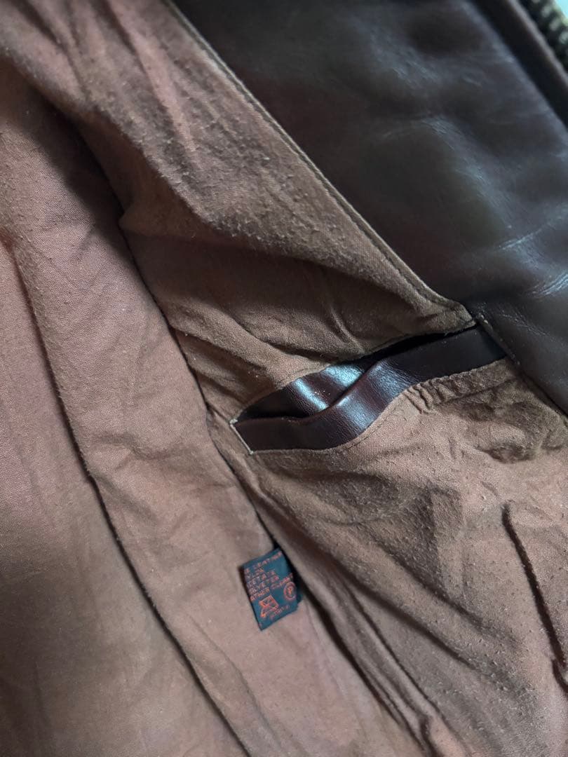 B-McCoy’s レザーライダースジャケット Aero スタイル 34