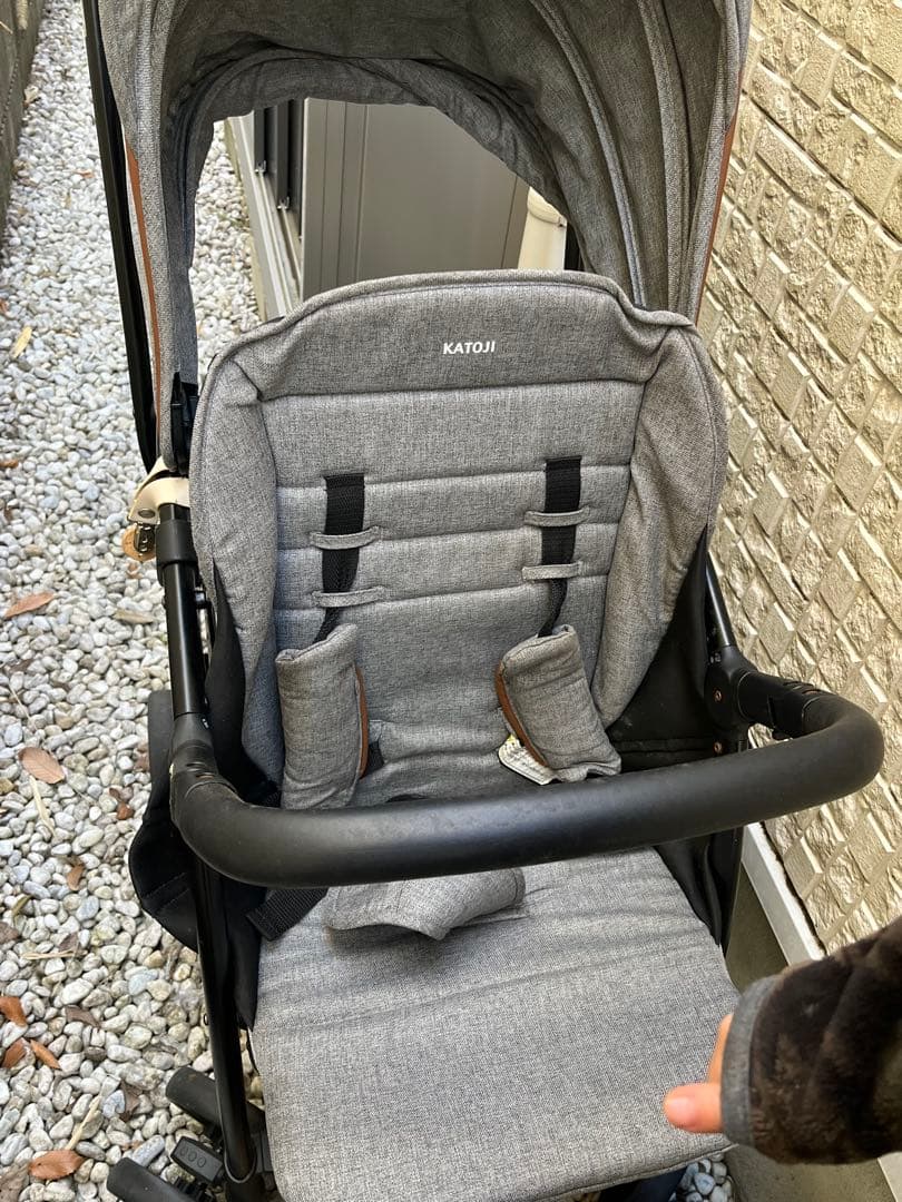 【説明書付】KATOJI ベビーカー 2-Seater next グレー