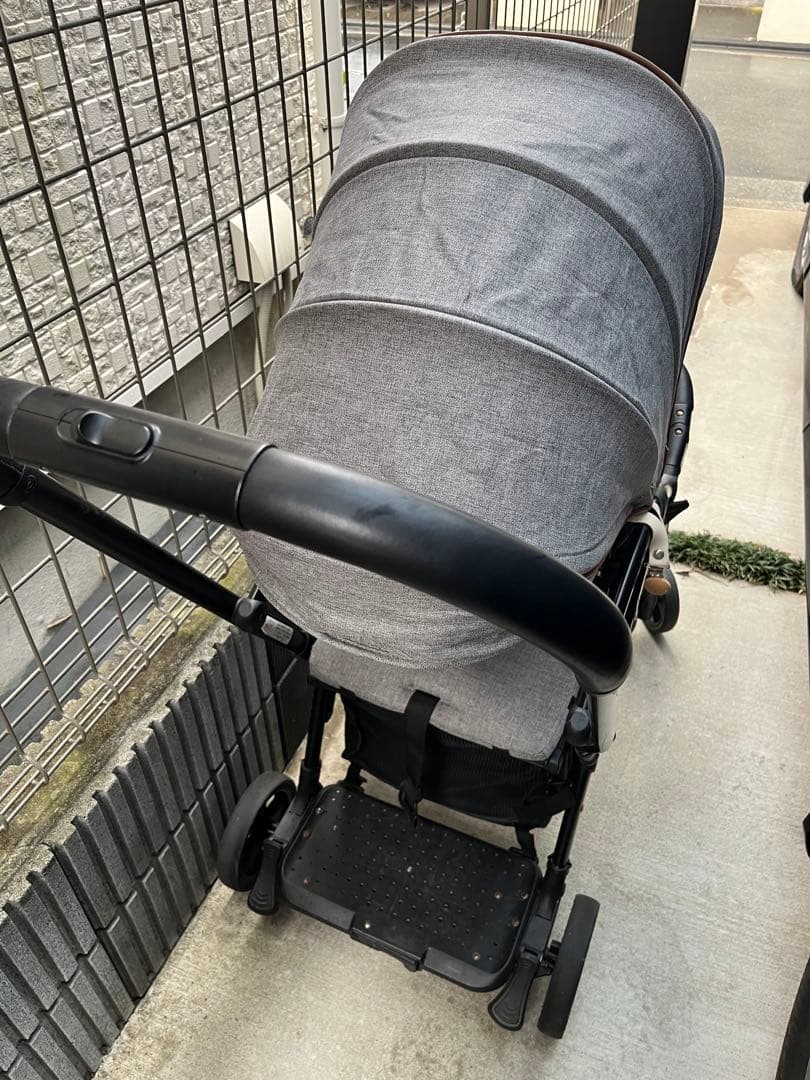 【説明書付】KATOJI ベビーカー 2-Seater next グレー