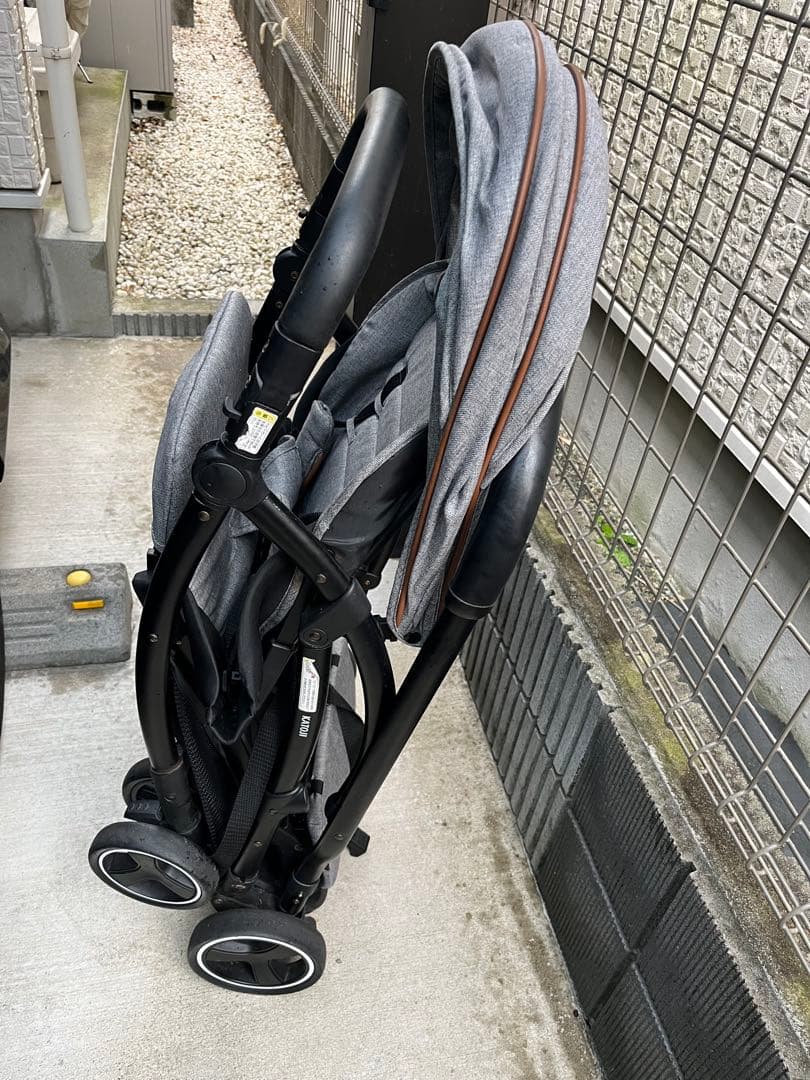 【説明書付】KATOJI ベビーカー 2-Seater next グレー