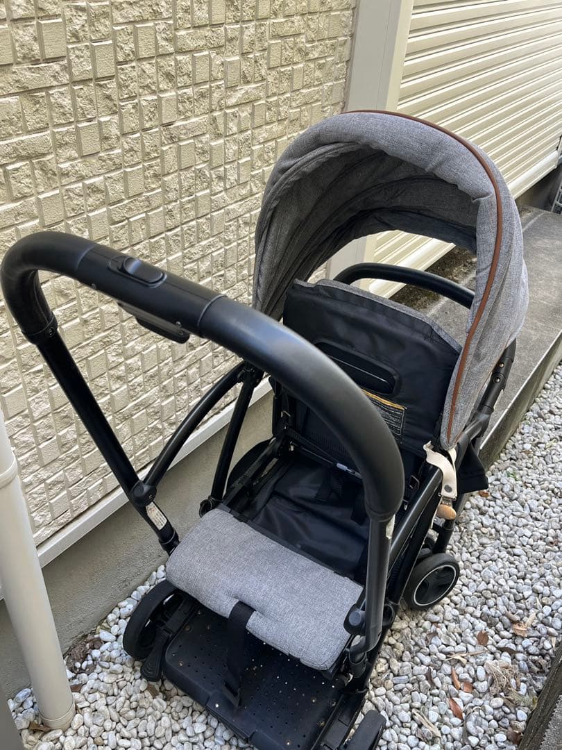 【説明書付】KATOJI ベビーカー 2-Seater next グレー