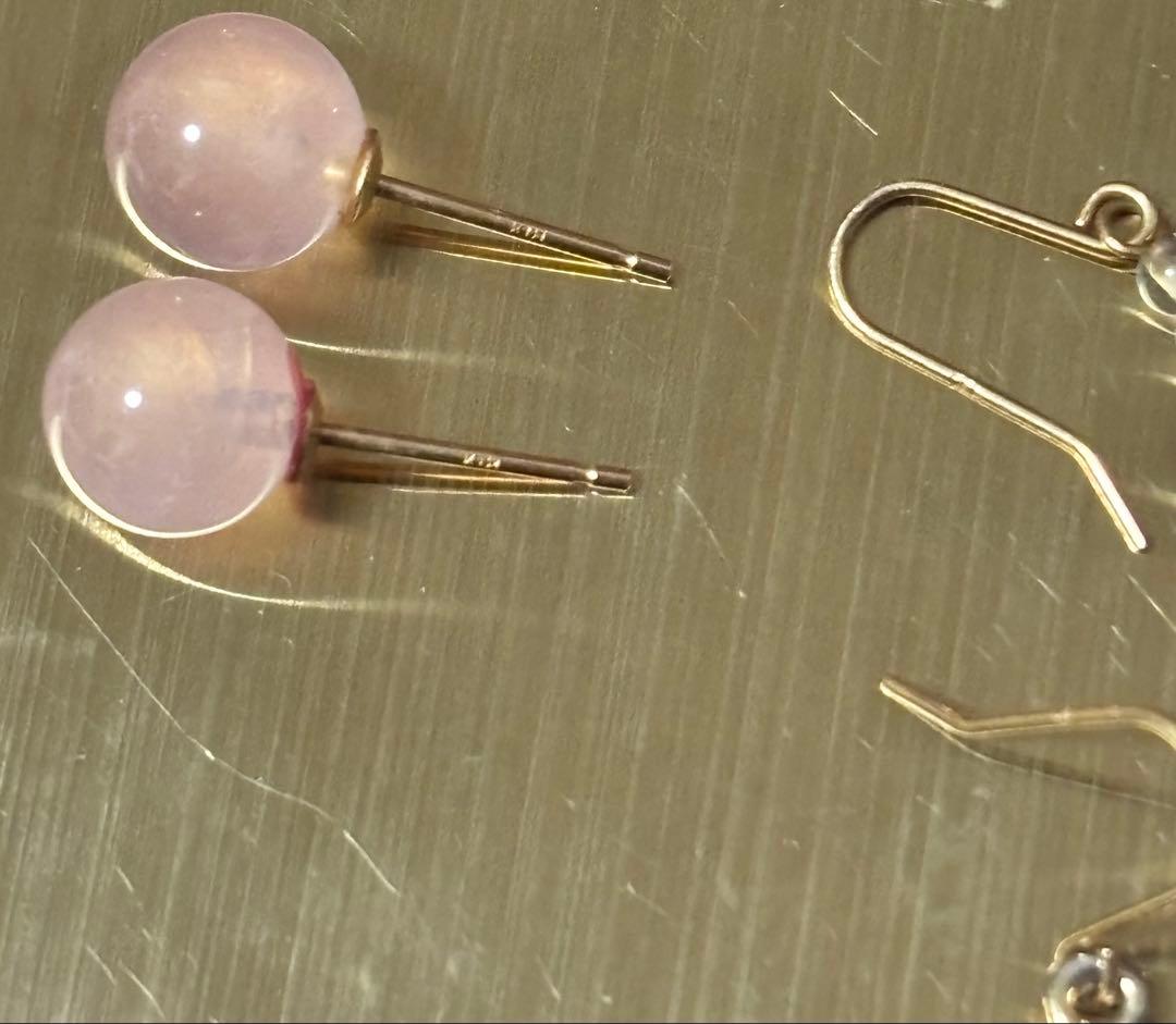 ジャンク品　ピアスセット K18 シルバー925