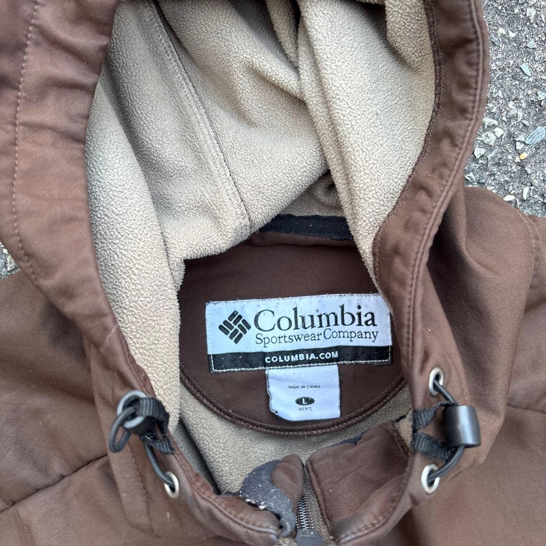 90s Columbia ナイロンジャケット ブラウン マウンテンパーカー