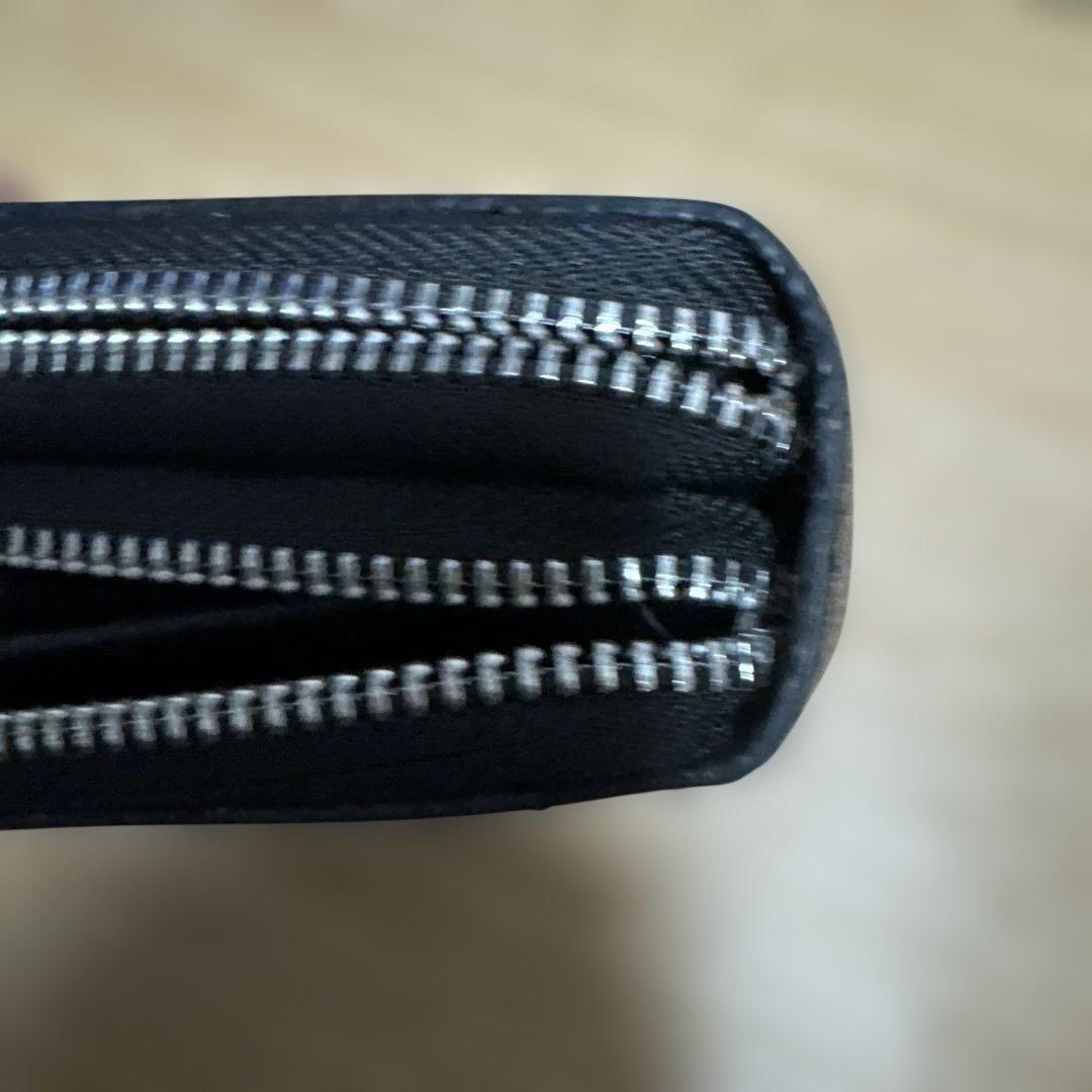 VUITTONロゴダミエパターン ブラック 長財布