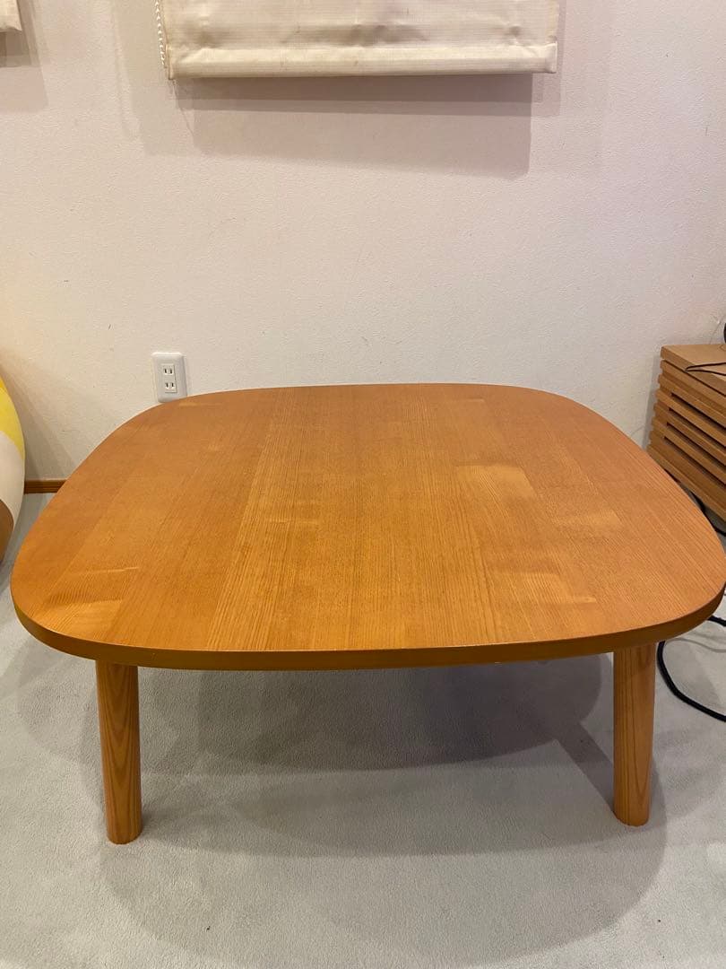 無印良品　こたつ　テーブル　ナチュラル　正方形