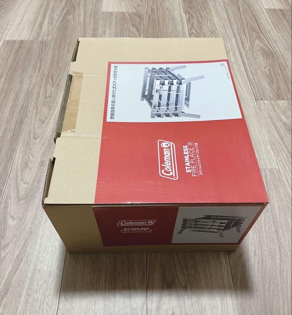 入手困難品　コールマン ステンレスファイヤープレイスⅢ 焚き火台