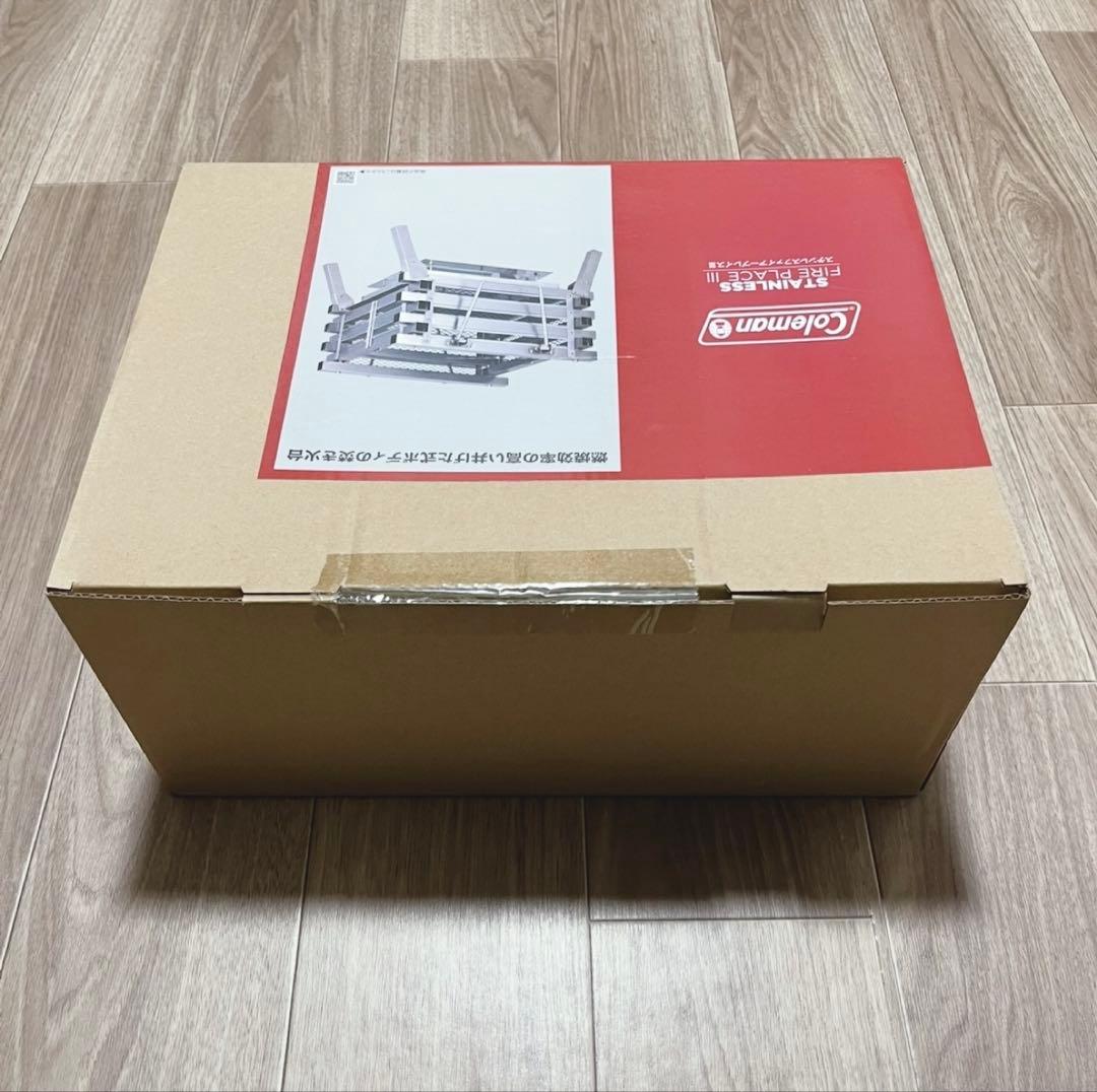 入手困難品　コールマン ステンレスファイヤープレイスⅢ 焚き火台