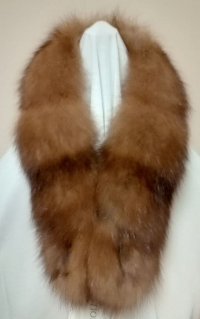 新品防寒　ロシアンセーブル　毛皮マフラー　世界一と評されるロシアセーブル日本縫製