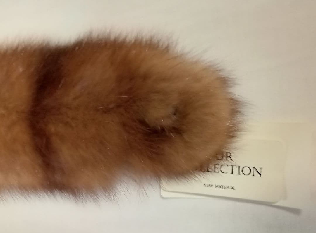 新品防寒　ロシアンセーブル　毛皮マフラー　世界一と評されるロシアセーブル日本縫製