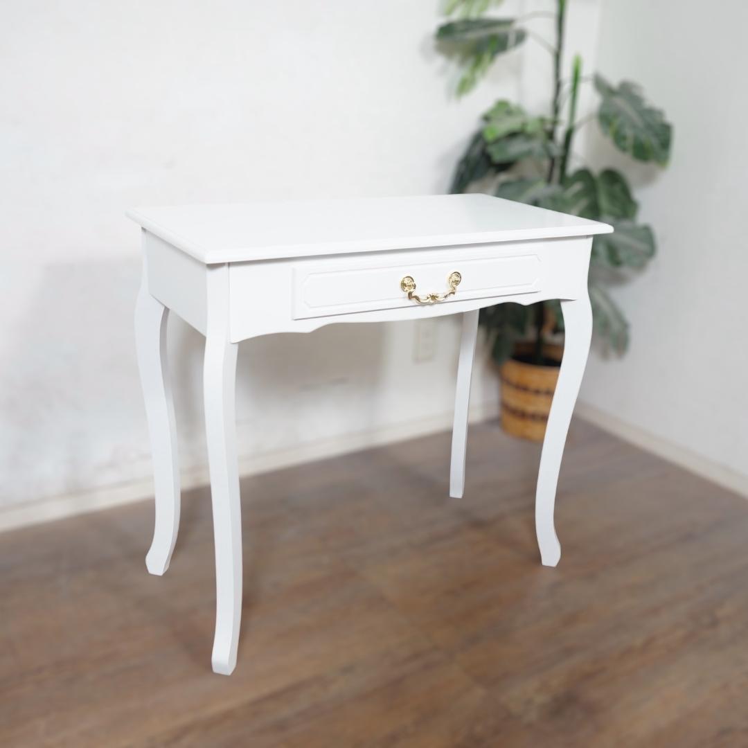 【新品】猫脚　アンティーク風デスク　姫系　フレンチ　ロマンティック　アウトレット