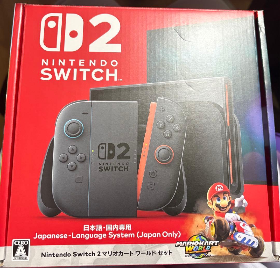 【極美品・24時間以内発送】任天堂Switch2マリオカート同梱版・保証書有
