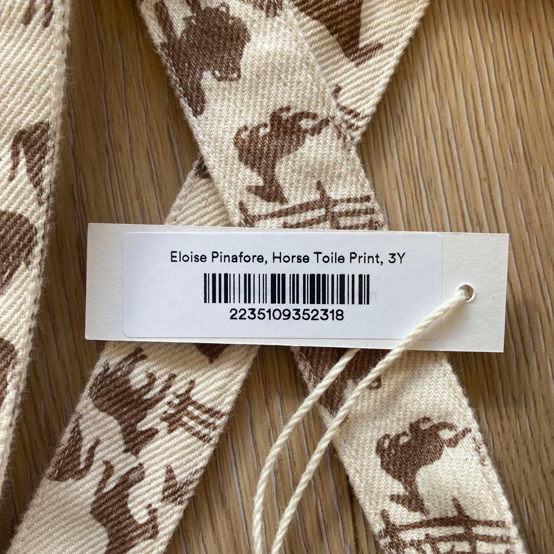 スカート Eloise Pinafore Horse Toile Print