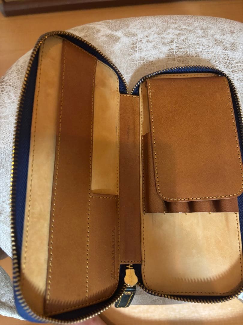 【値下げしました】バハギアペンケース　ラウンドジップ型　プエブロオルテンシア