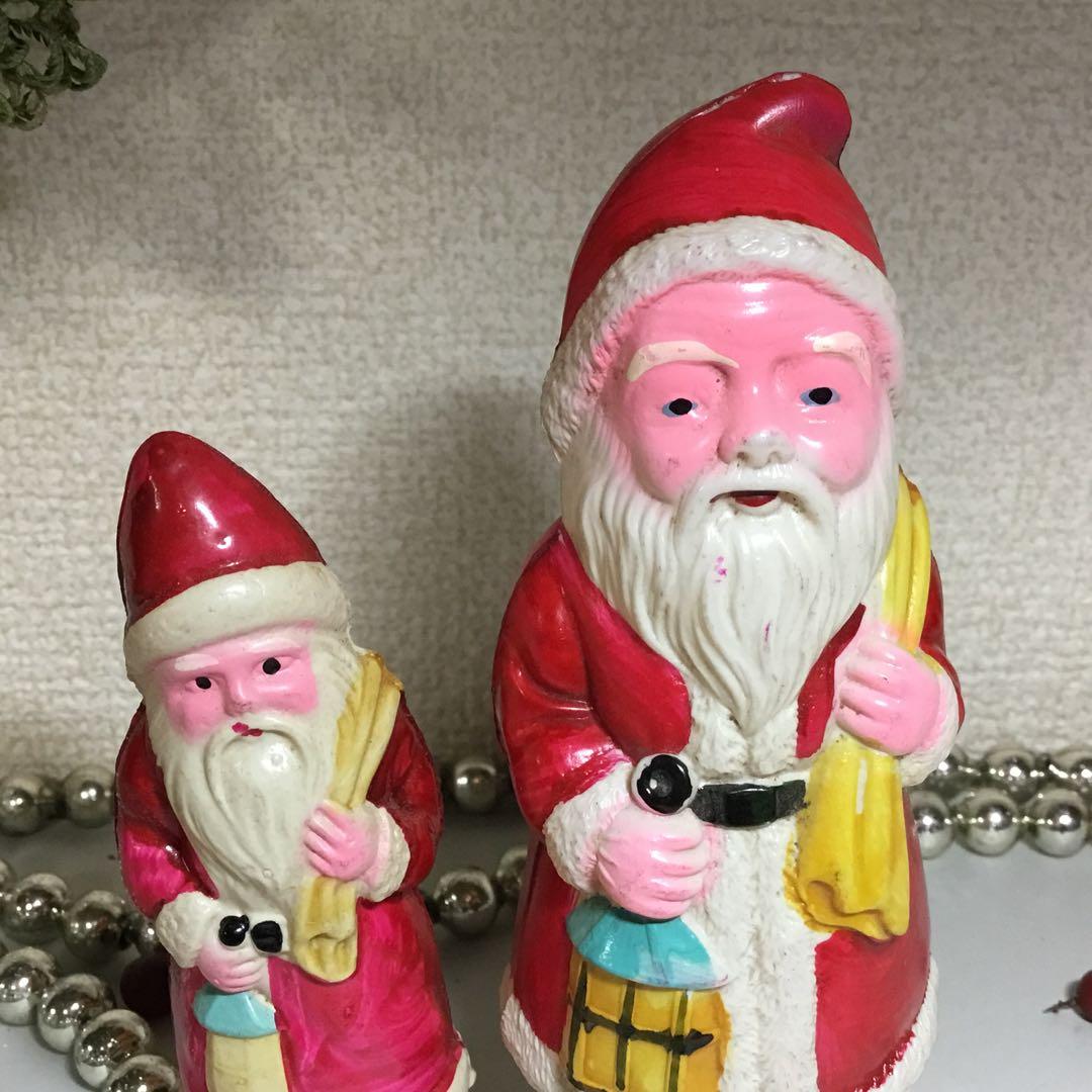 セルロイド◆サンタクロース*2体◆オキュパイドジャパン 昭和レトロ