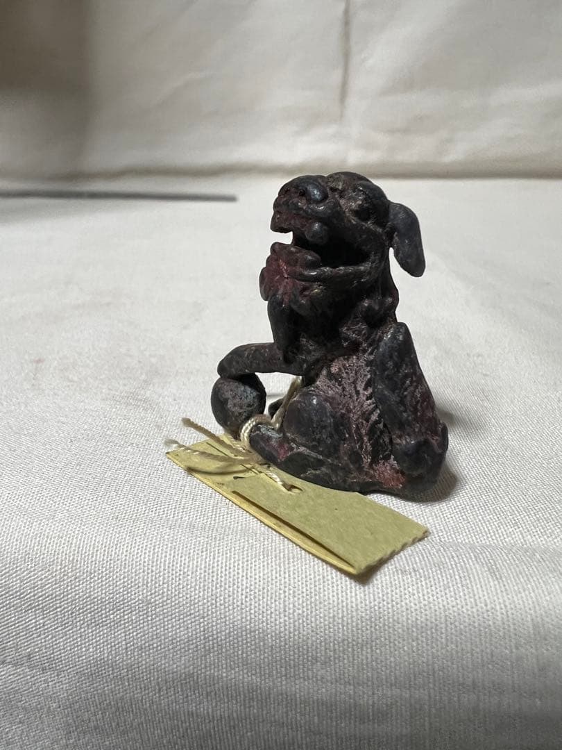 銅獣 置物 獅子彫刻
