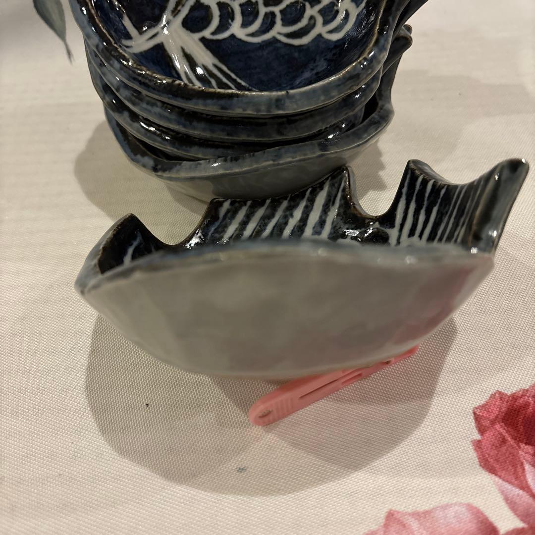 魚型の皿 大中小16点セット