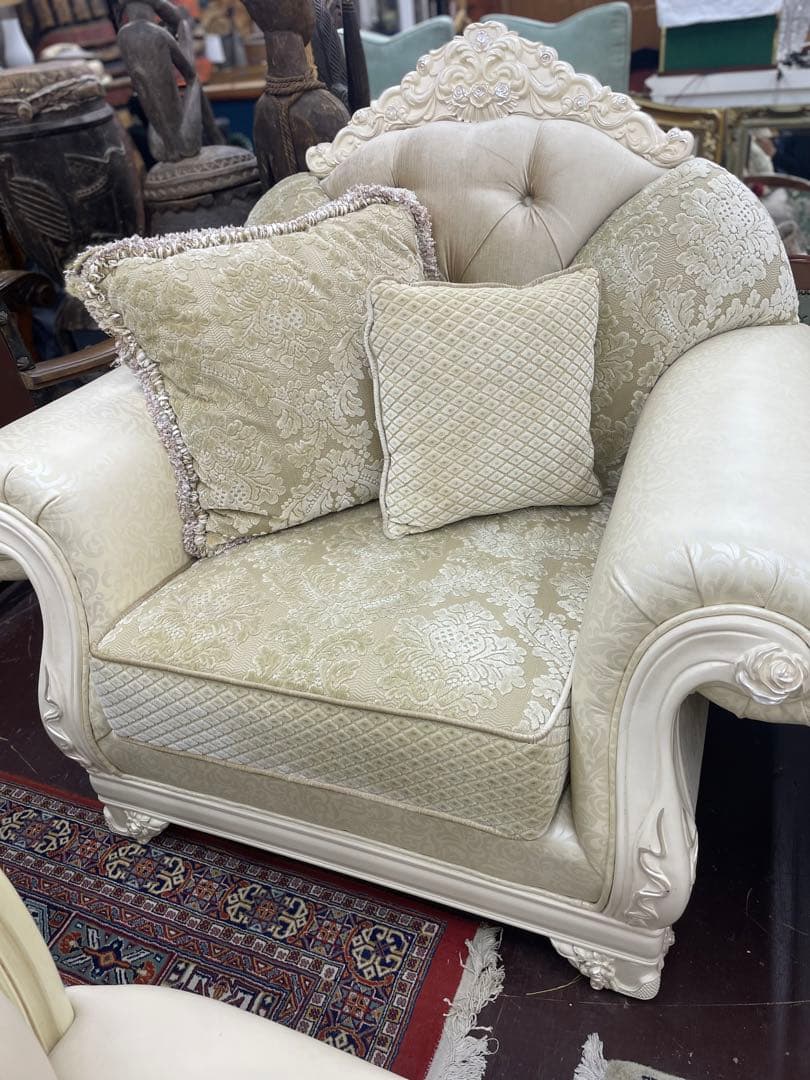 ロココ調　ソファ　中古　セット販売　バラ売り販売可能　問い合わせ下さい