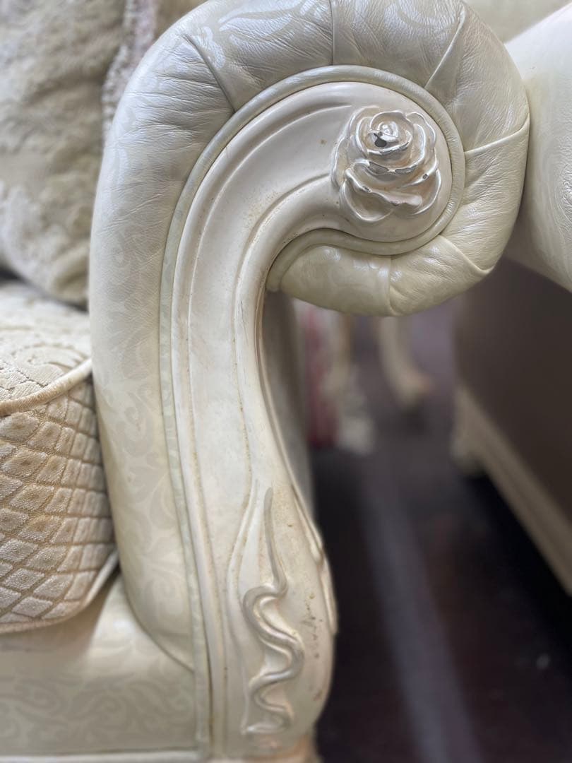 ロココ調　ソファ　中古　セット販売　バラ売り販売可能　問い合わせ下さい