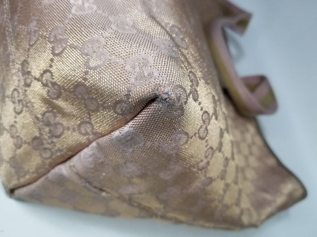 GUCCI GGキャンバス トートバッグ/ショルダーバッグ（ナイロンキャンバス）