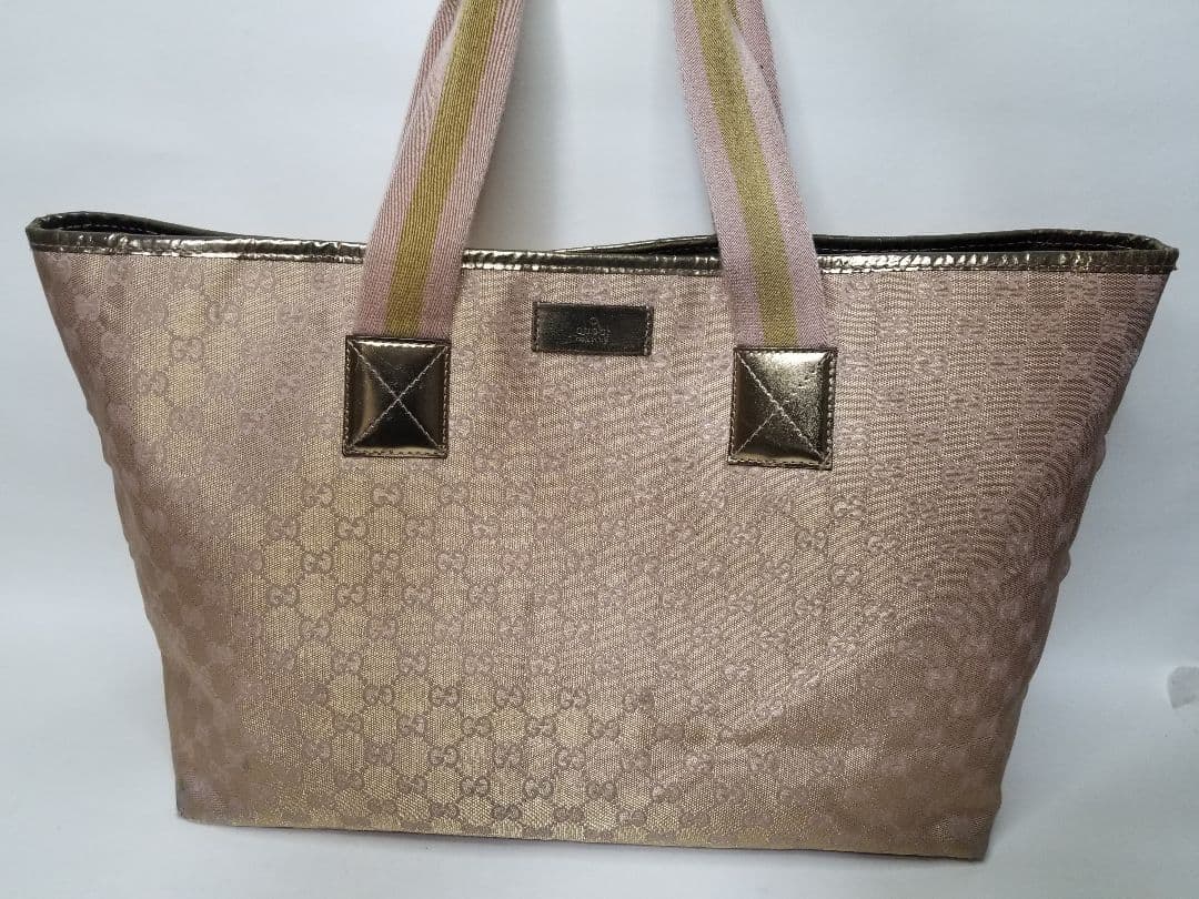 GUCCI GGキャンバス トートバッグ/ショルダーバッグ（ナイロンキャンバス）