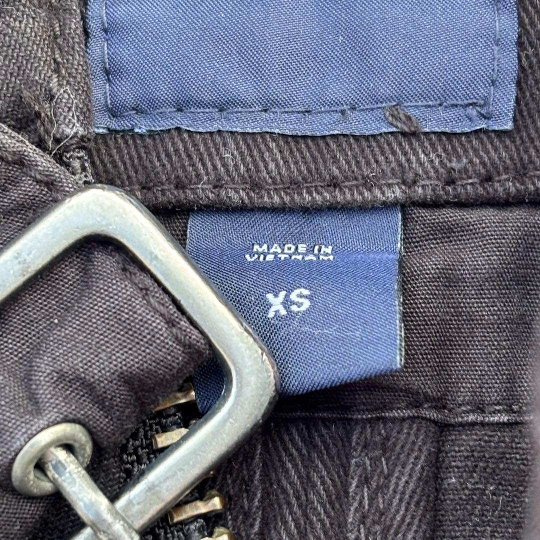 00s OLD GAP ライダース ジャケット ブラック 短丈 y2k wジップ