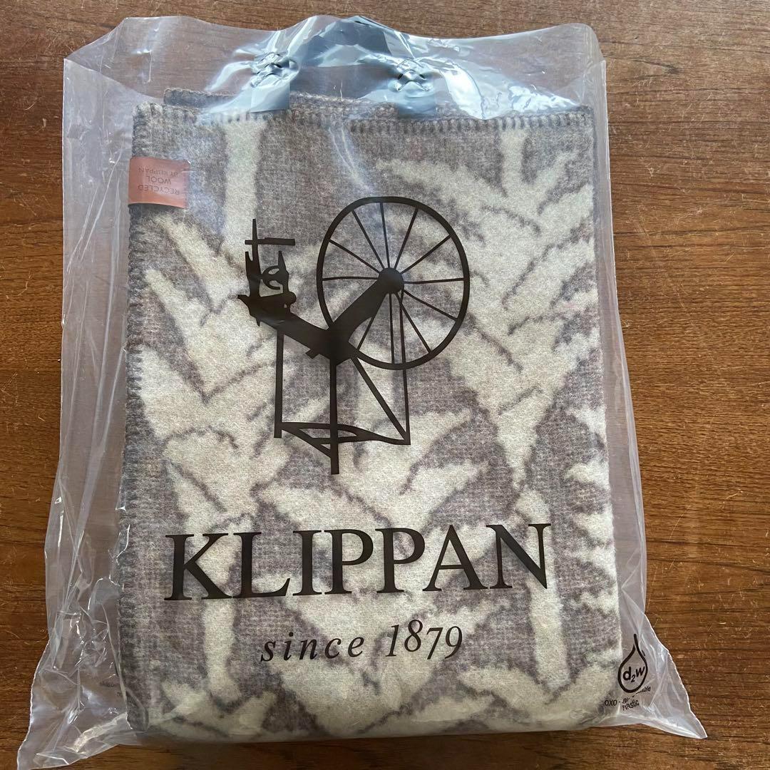 【新品】クリッパン　ミナ ペルホネン　ブランケット ハウスインザフォレストブラウ