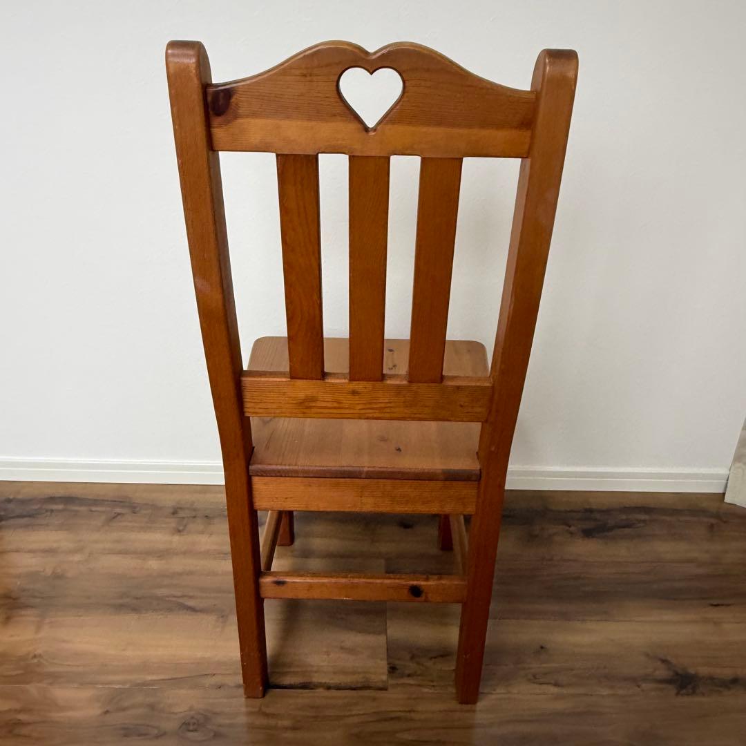 MARIA GARDEN 木製ダイニングチェア ハート型
