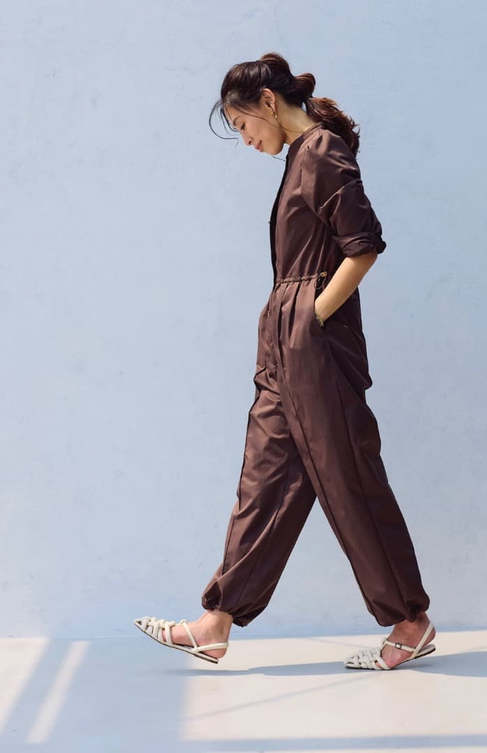 野沢和香 WERTHYワーシー撥水オールインワン ブラウンS