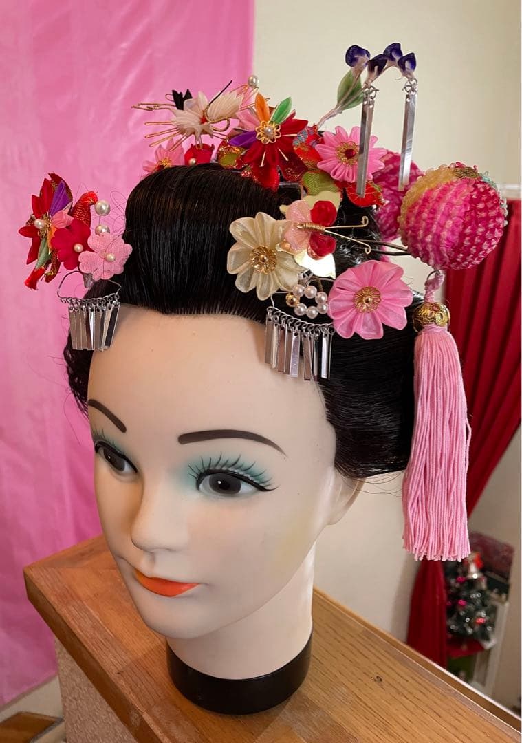 七五三髪飾り（鶴）