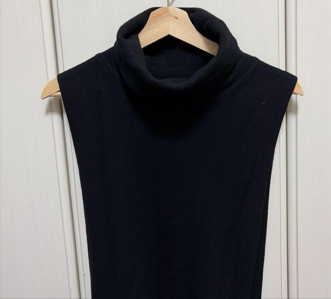 Y's ワイズ ヨウジヤマモト サイズ2 ブラック ニット ベスト タートル