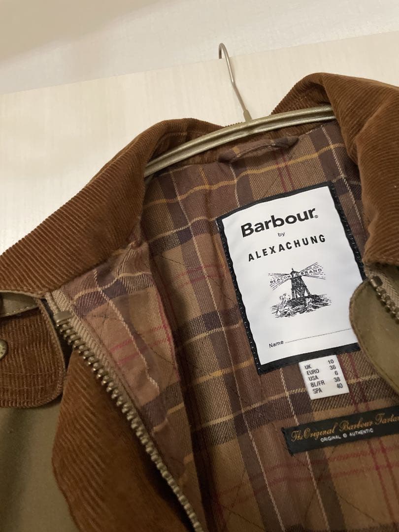 Barbour BY ALEXACHUNG カルメンワックスジャケット