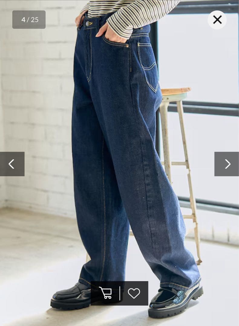 タグ付 Lee フリークスストア 別注 RIDERS 101 CURVE LEG