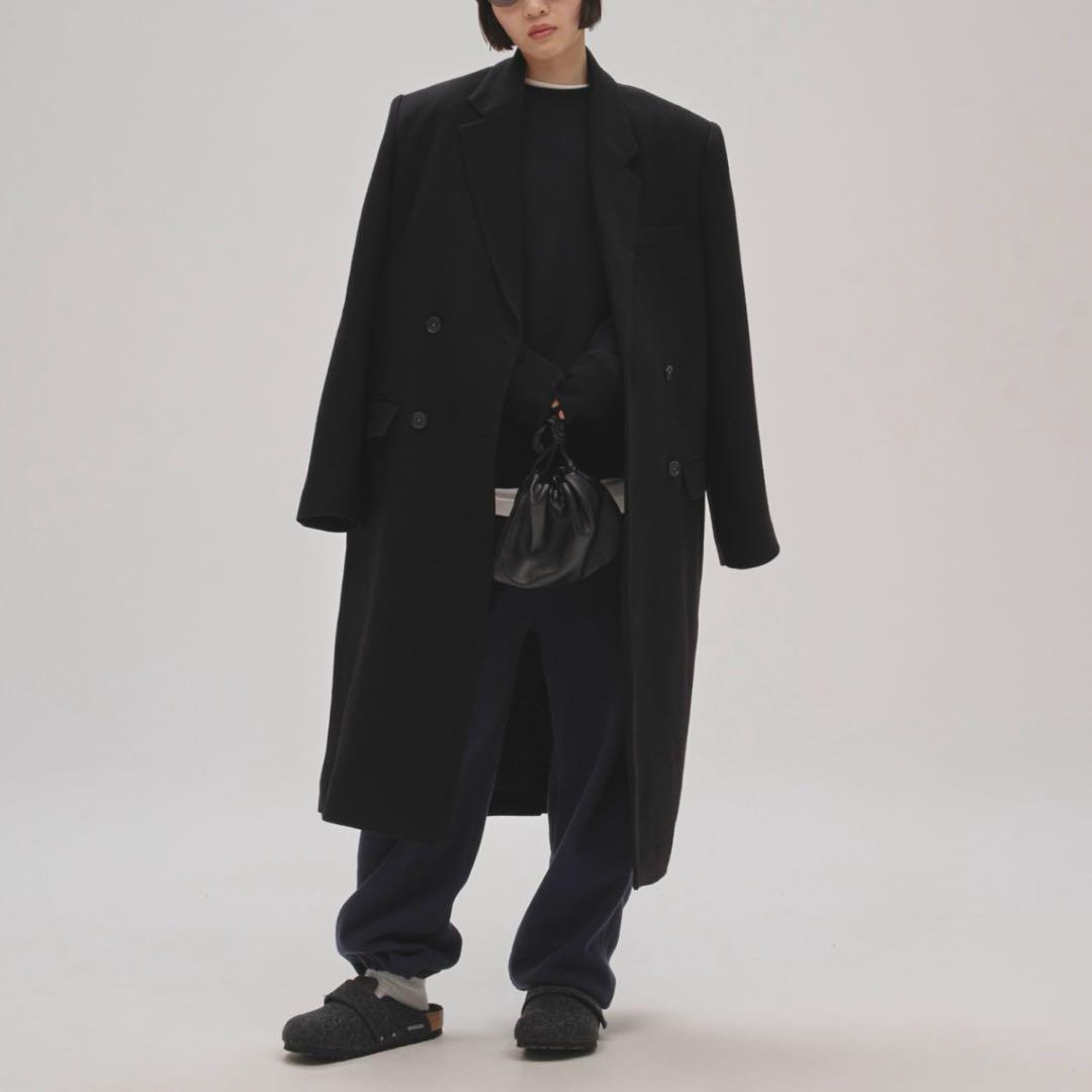 最終値下げ　TODAYFUL トゥディフル　新作　新品　ウールコート　ブラック