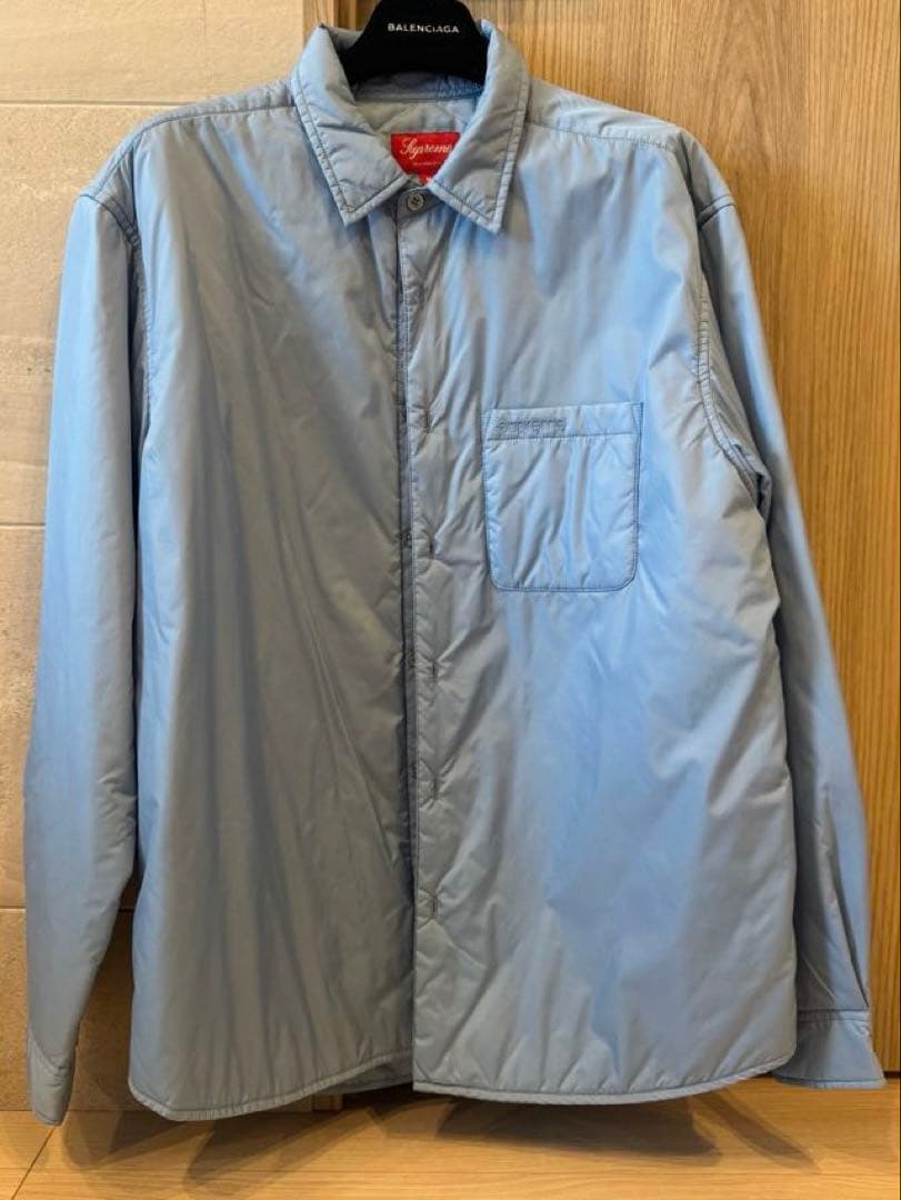 SUPREME NYLON FILLED SHIRT サイズM