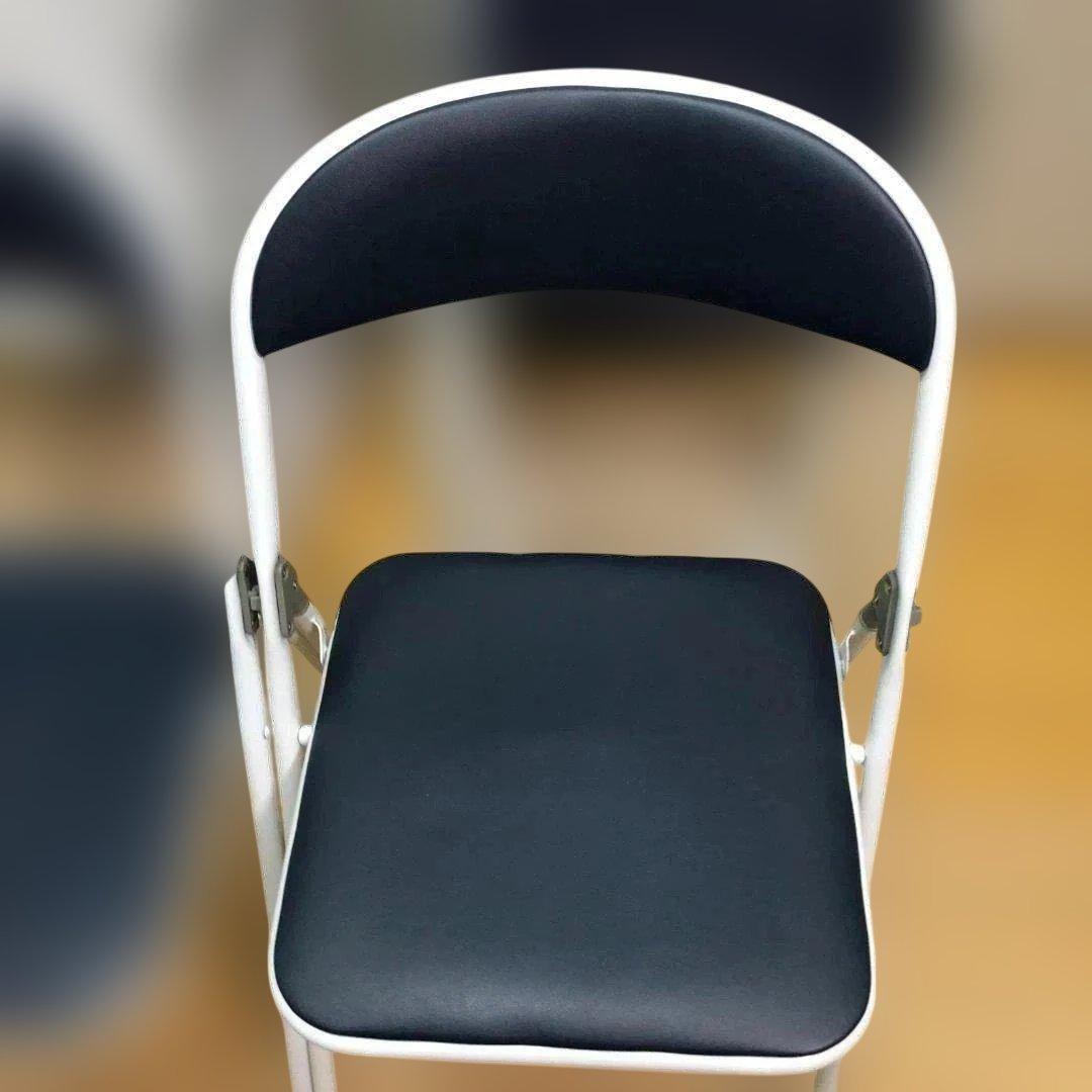 sana　４脚セット②　藤沢工業 折り畳パイプ椅子 2脚セット88338