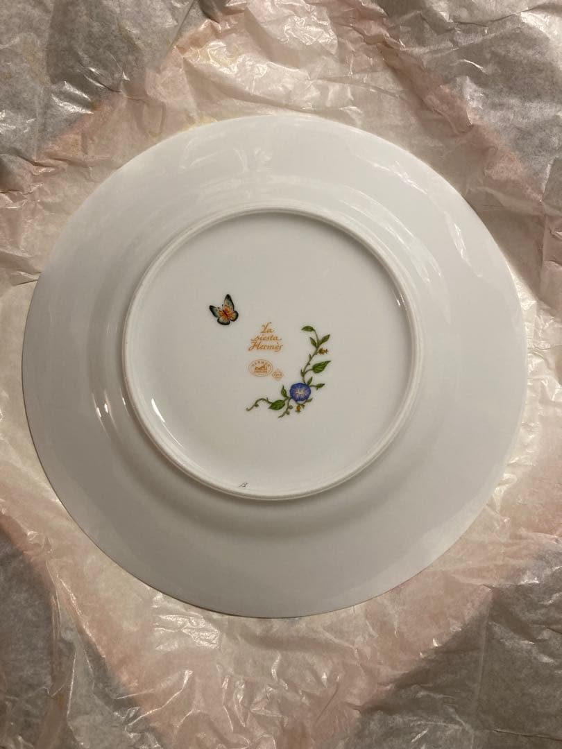 エルメス HERMES 皿　花柄　陶器