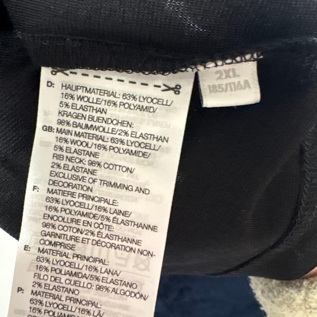 Y-3 ストライプス オーバーサイズ ロゴ ロンT